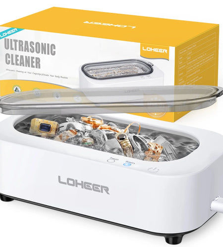Ultrasonic Jewelry Cleaner, 12Oz 48Khz Ultrasonic Cleaner for Rings, Glasses, Jewelry