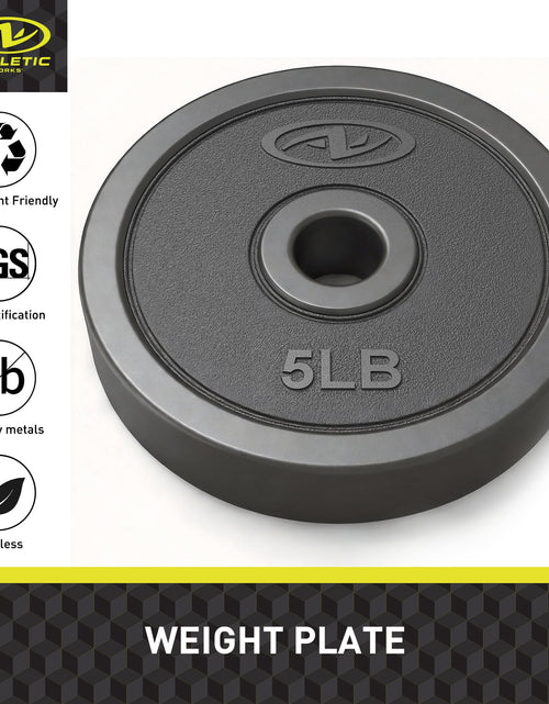 Load image into Gallery viewer, 40LB 5 in 1 Adjustable Dumbbell Set , Fitness Exercises for Home Gym, Black, 1-Inch Holes Fit Standard Sized Bar
