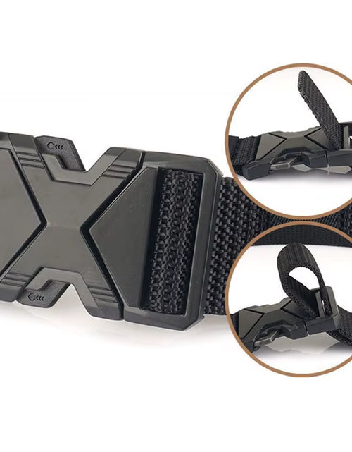 Load image into Gallery viewer, The New Men'S 125Cm Buckle Belt Nylon Braided Lightweight Breathable Daily Commuter Men'S Belt
