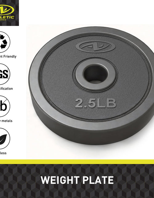 Load image into Gallery viewer, 40LB 5 in 1 Adjustable Dumbbell Set , Fitness Exercises for Home Gym, Black, 1-Inch Holes Fit Standard Sized Bar
