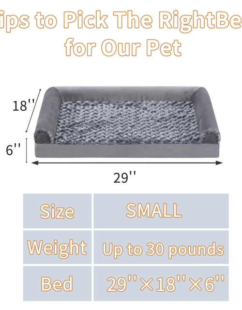 Load image into Gallery viewer, 44" Orthopedic Pet Couch for Xxlarge Dogs Waterproof Dog Beds with Memory Foam and Washable Cover
