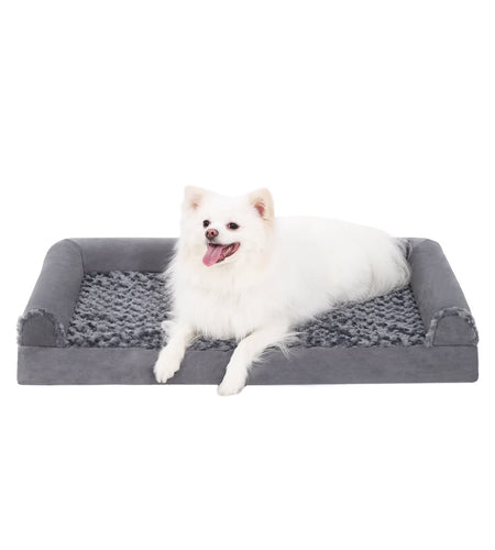 44" Orthopedic Pet Couch for Xxlarge Dogs Waterproof Dog Beds with Memory Foam and Washable Cover