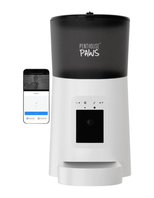 Load image into Gallery viewer, Smart HD Automatic Pet Feeder, 6L Dry Food Capacity, 1080P Camera, 2-Way Audio, Scheduled Meals, Backup Power, Easy to Clean, Anti-Jam Design for Cat and Dog, White
