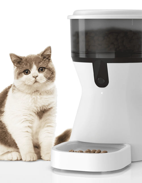 Load image into Gallery viewer, Automatic Cat Feeders 2.4G Wifi, Automatic Dog Food Dispenser, Timed Pet Feeder with 10S Dining Voice Record, 20 Cups/4L Smart Pet Feeder, Auto Pet Feeder for Cats and Small Dogs
