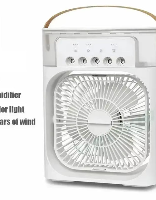 Load image into Gallery viewer, New 3 in 1 Fan Air Conditioner Household Small Air Cooler LED Night Light Portable Humidifier Air Adjustment Fan Office Home Fan
