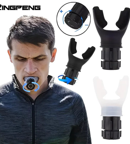 Portable Lung Capacity Abdominal Breathing Trainer with Adjustable Resistance Lmprove Your Lung Capacity and Sleep Quality