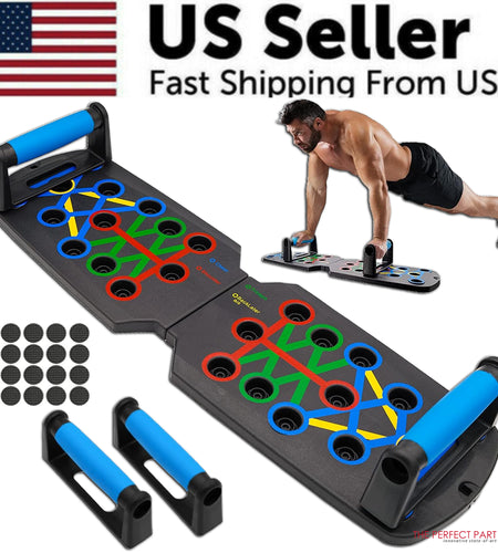 28 in 1 Push up Rack Board System Fitness Workout Train Home Gym Exercise Stands
