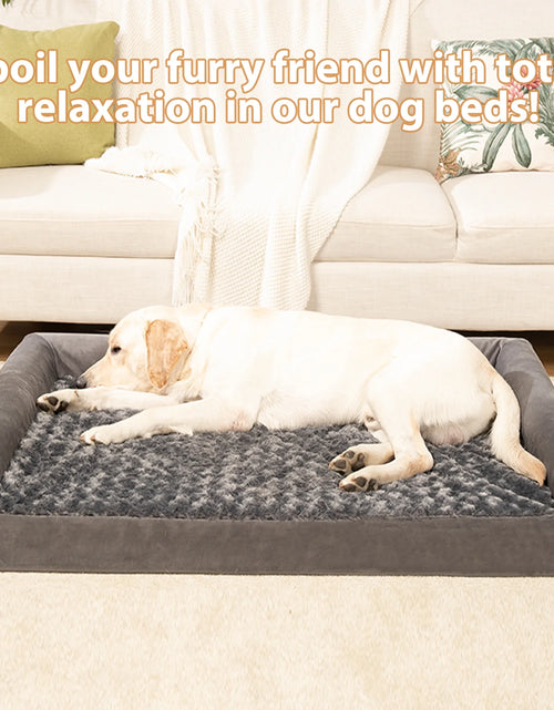 Load image into Gallery viewer, 44" Orthopedic Pet Couch for Xxlarge Dogs Waterproof Dog Beds with Memory Foam and Washable Cover
