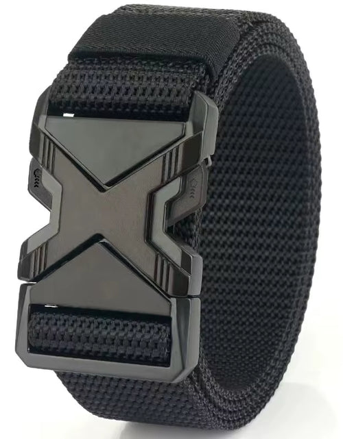 Load image into Gallery viewer, The New Men'S 125Cm Buckle Belt Nylon Braided Lightweight Breathable Daily Commuter Men'S Belt
